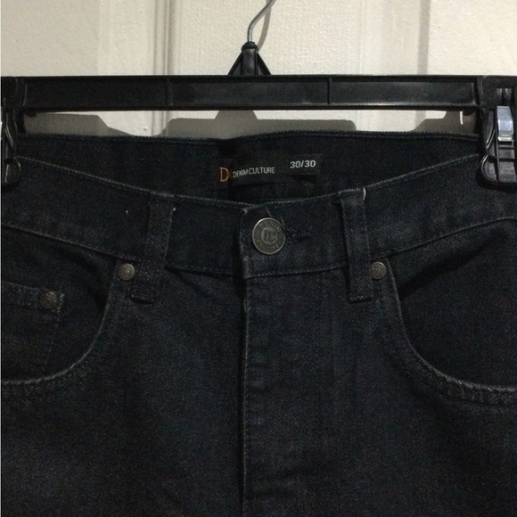 BNWT Denim Culture Premium Black Straight Jeans - Picture 3 of 5